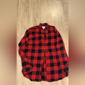 Saddlebred Red and Black Buffalo Plaid Button-Down Shirt